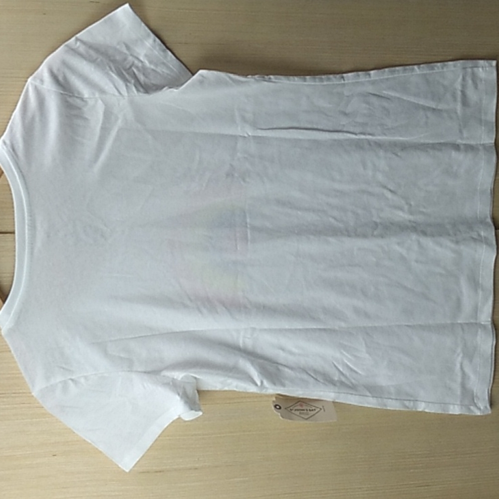St John's Bay Women's Petite XS White t-shirt w Rainbow Were in this Together - Picture 5 of 6